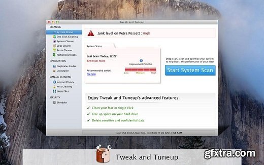 Tweak and Tuneup 2.9.0 macOS