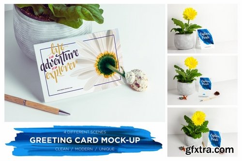 Greeting Card  Invitation Mock-up