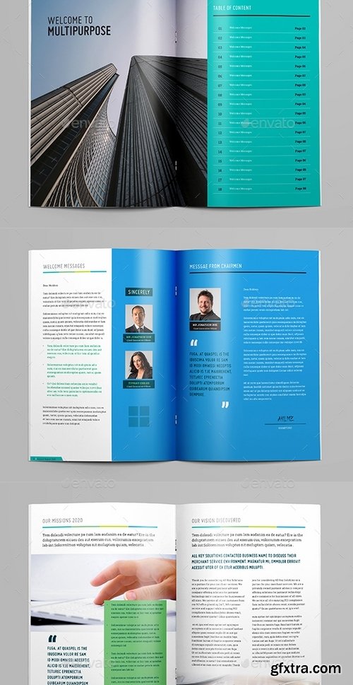 GraphicRiver - Clean Annual Report Brochure_Indesign Layout_V8 16213929