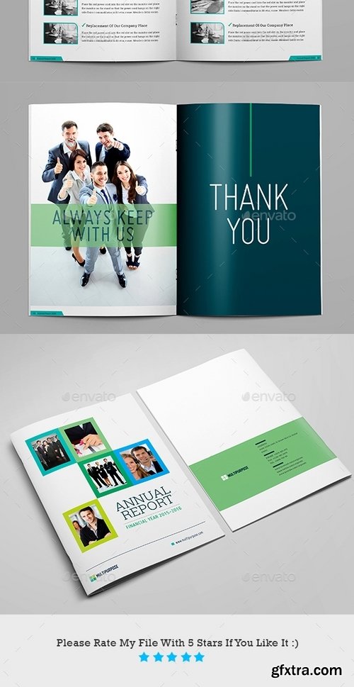 GraphicRiver - Clean Annual Report Brochure_Indesign Layout_V8 16213929