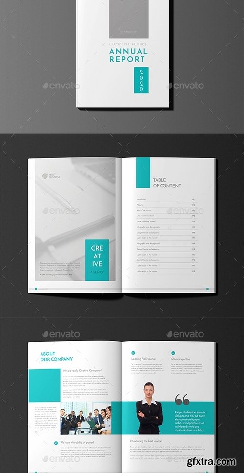 GraphicRiver - Clean Annual Report Brochure V10 19225943