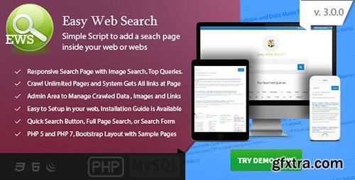 Codecanyon Easy Web Search - PHP Search Engine with Image Search and Crawling System 17574164