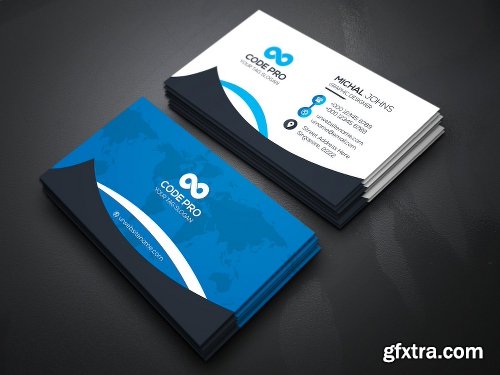 CreativeMarket Simple Minimal Business Cards Bundle 1291426