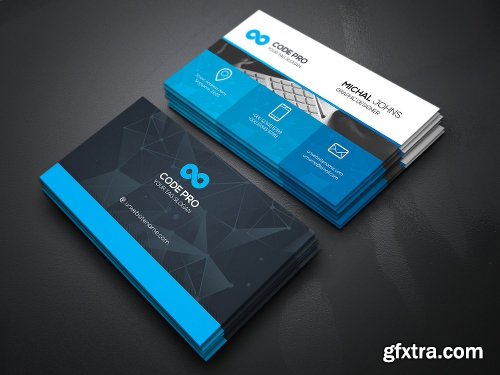 CreativeMarket Simple Minimal Business Cards Bundle 1291426