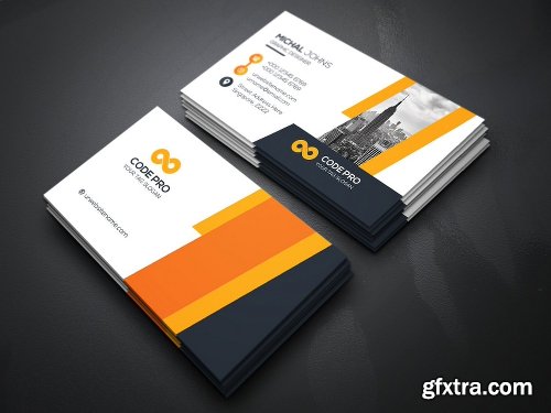 CreativeMarket Simple Minimal Business Cards Bundle 1291426