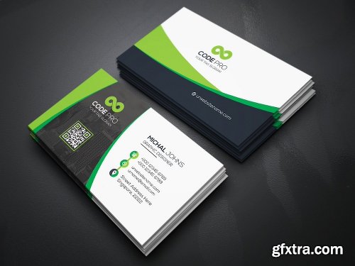 CreativeMarket Simple Minimal Business Cards Bundle 1291426