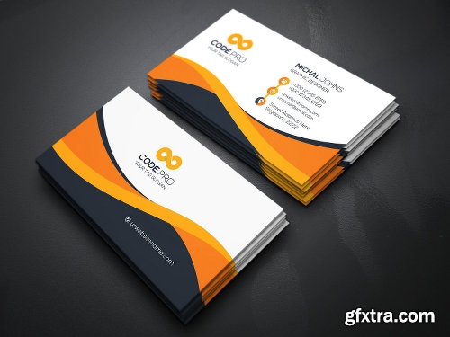 CreativeMarket Simple Minimal Business Cards Bundle 1291426