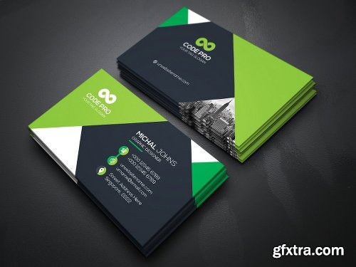 CreativeMarket Simple Minimal Business Cards Bundle 1291426