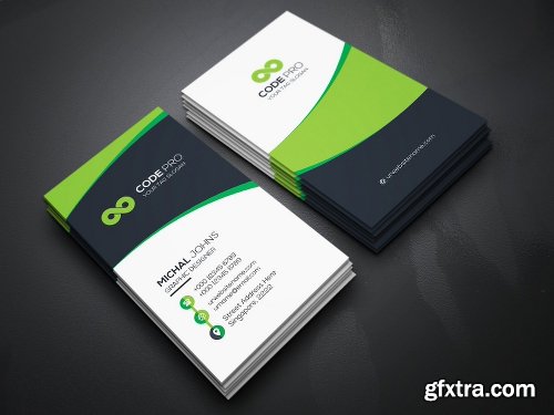 CreativeMarket Simple Minimal Business Cards Bundle 1291426