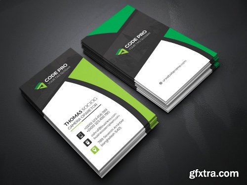 CreativeMarket Simple Minimal Business Cards Bundle 1291426