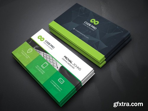 CreativeMarket Simple Minimal Business Cards Bundle 1291426