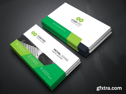 CreativeMarket Simple Minimal Business Cards Bundle 1291426