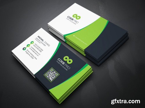 CreativeMarket Simple Minimal Business Cards Bundle 1291426