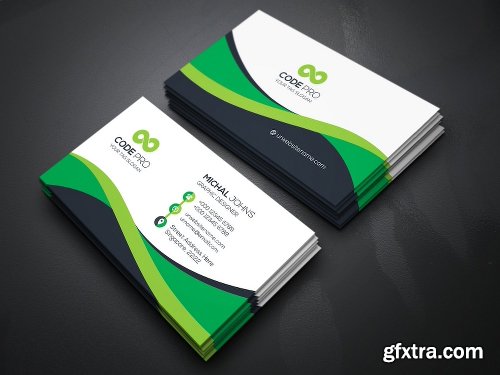 CreativeMarket Simple Minimal Business Cards Bundle 1291426