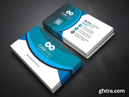 CreativeMarket Simple Minimal Business Cards Bundle 1291426