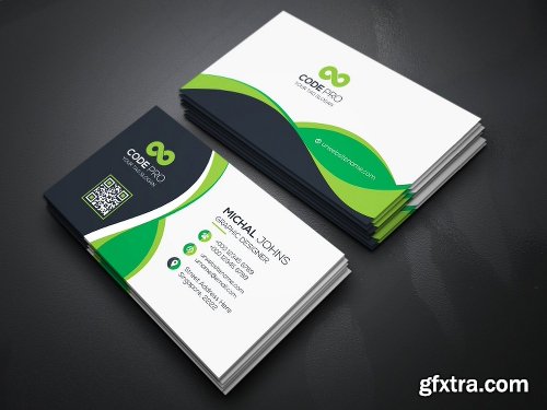 CreativeMarket Simple Minimal Business Cards Bundle 1291426