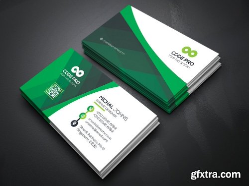 CreativeMarket Simple Minimal Business Cards Bundle 1291426