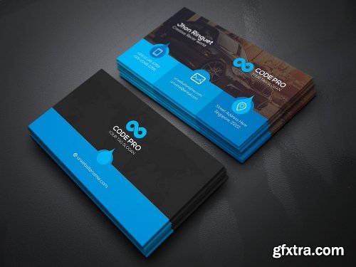 CreativeMarket Simple Minimal Business Cards Bundle 1291426