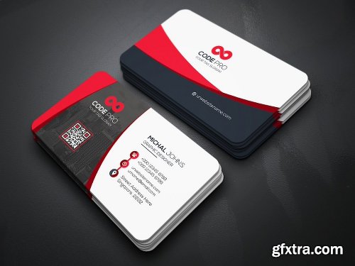 CreativeMarket Simple Minimal Business Cards Bundle 1291426