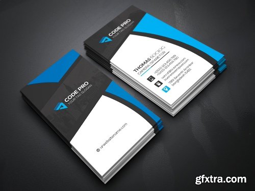 CreativeMarket Simple Minimal Business Cards Bundle 1291426