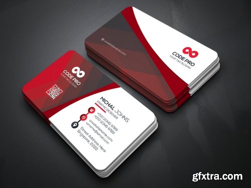 CreativeMarket Simple Minimal Business Cards Bundle 1291426