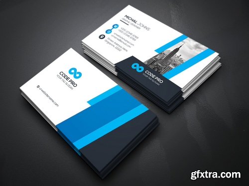 CreativeMarket Simple Minimal Business Cards Bundle 1291426