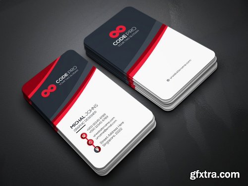 CreativeMarket Simple Minimal Business Cards Bundle 1291426