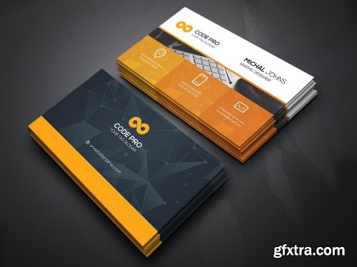 CreativeMarket Simple Minimal Business Cards Bundle 1291426