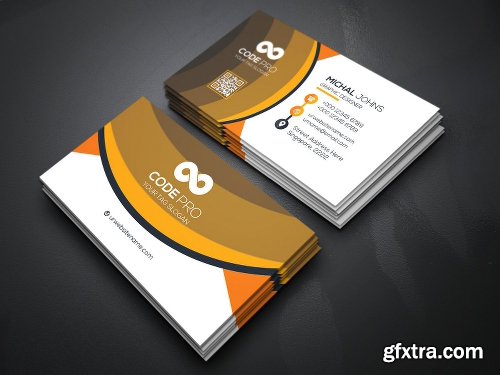 CreativeMarket Simple Minimal Business Cards Bundle 1291426