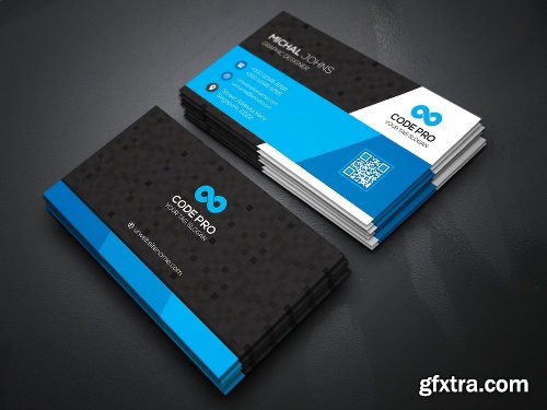 CreativeMarket Simple Minimal Business Cards Bundle 1291426