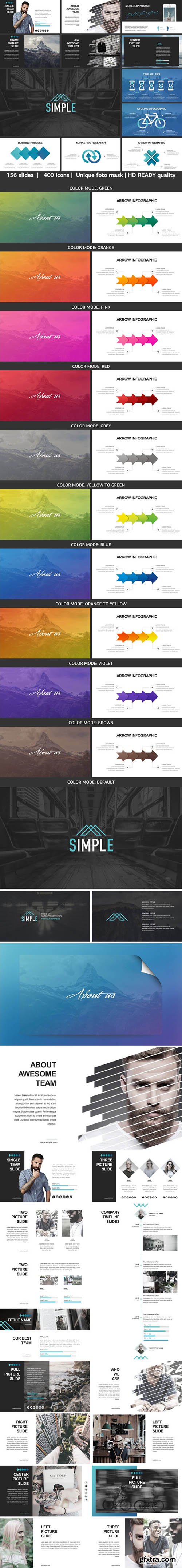 Graphicriver Simple Premium Google Slides Template 19014127