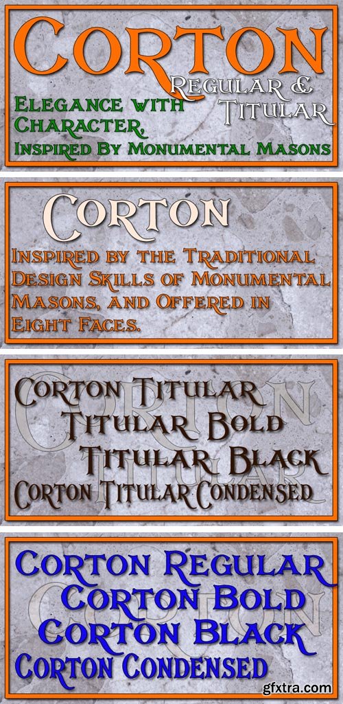 Corton Font Family