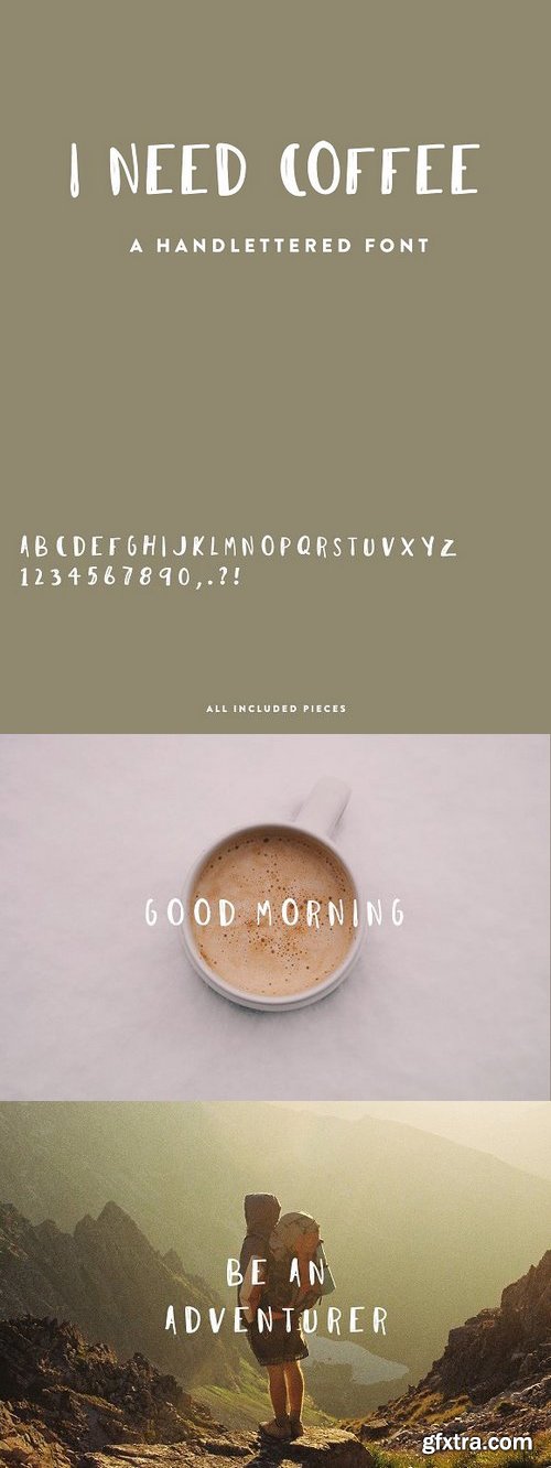 CM - I Need Coffee Font 1203913