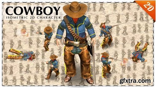 CM - 2D Cowboy with rifle 1254229