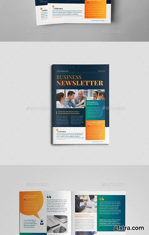 GraphicRiver - Clean Business Newsletter V08 19174814