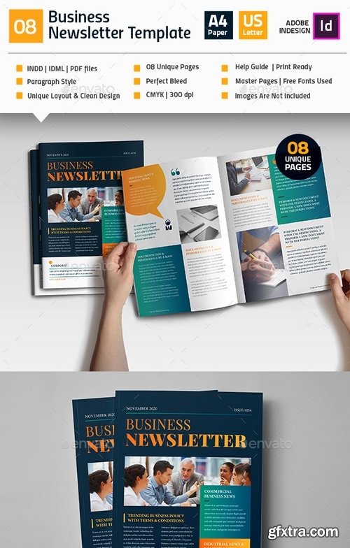 GraphicRiver - Clean Business Newsletter V08 19174814