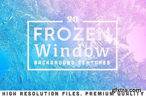 CM - 20 Frozen Window Background Textures 1256159