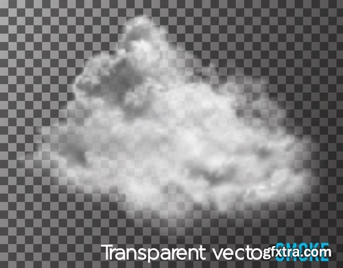Collection cloud flyer template is an example of banner vector image 14 EPS