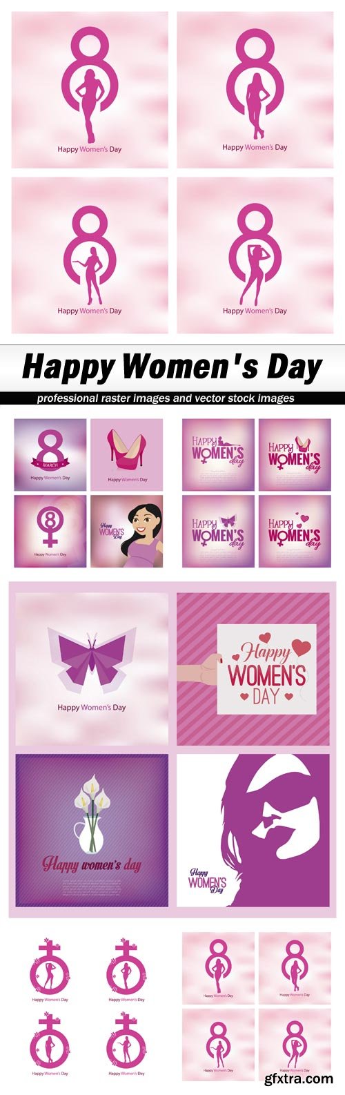 Happy Women's Day - 5 EPS