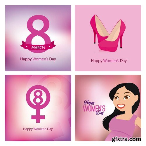 Happy Women's Day - 5 EPS