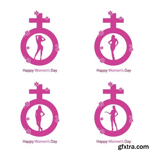 Happy Women's Day - 5 EPS