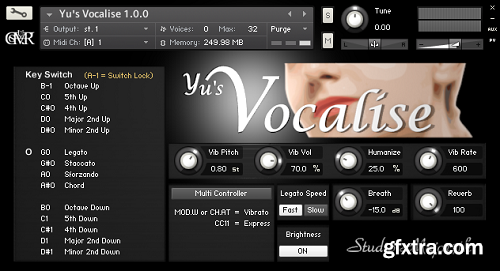 major7th Yu Vocalise v1.0.1 KONTAKT-0TH3Rside