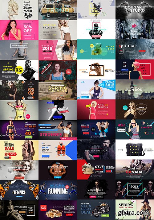 Graphicriver [Biggest Bundle] - Promotion Facebook Banner Ads - 518 PSD [02 Size Each] 19432301