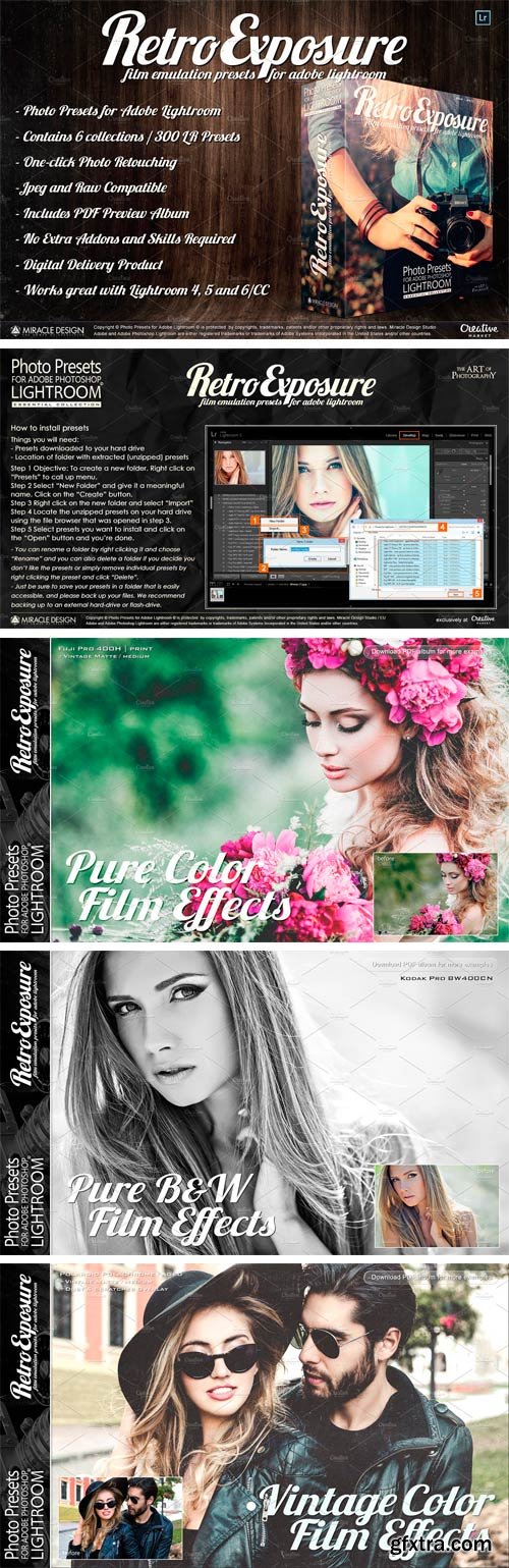 CM 1276137 - Presets for Lightroom Retro Exposure