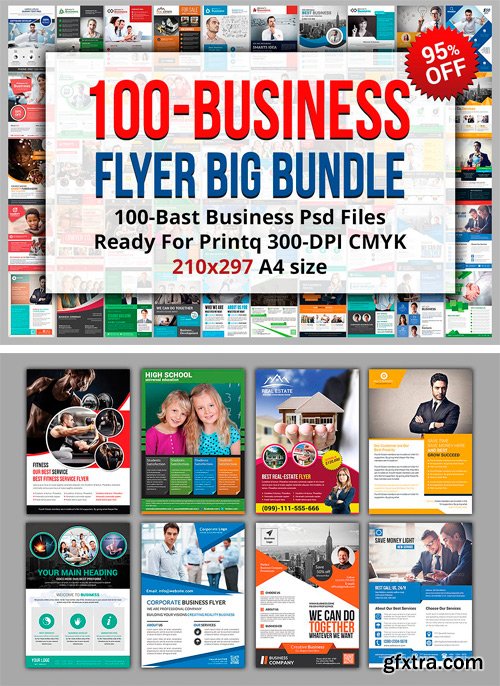 CM 1141176 - 100-Best Business Flyer Bundle