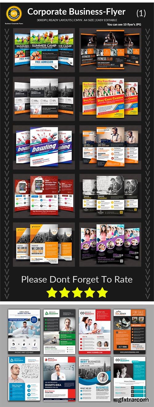 CM 1141176 - 100-Best Business Flyer Bundle