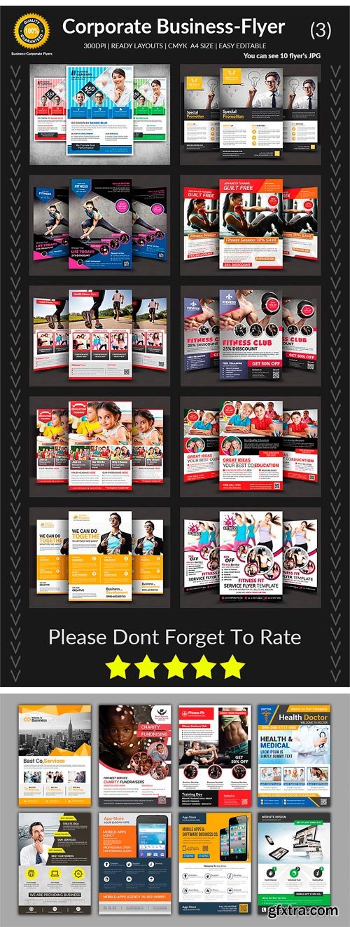 CM 1141176 - 100-Best Business Flyer Bundle