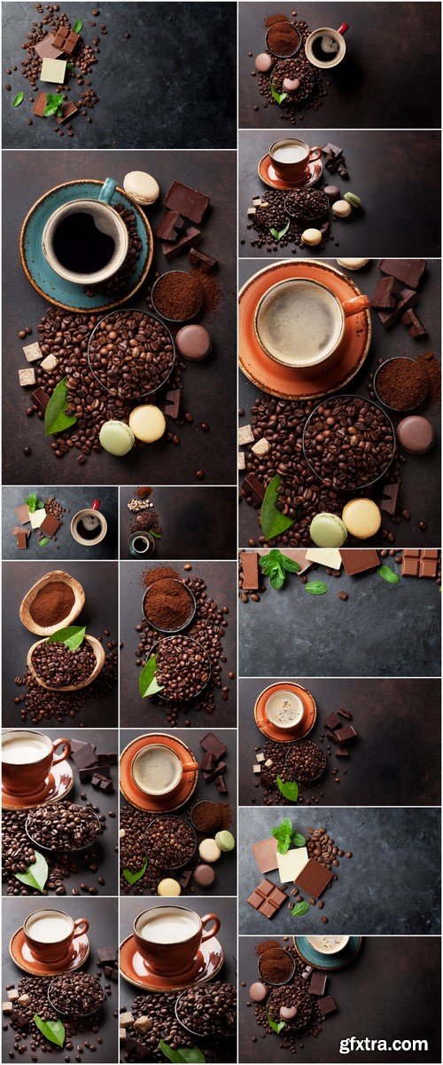 Coffee cup with chocolate 17X JPEG