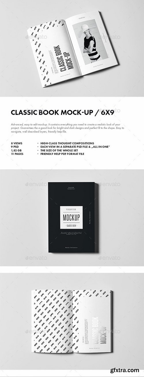 GraphicRiver - Classic Book Mock-up 10932311