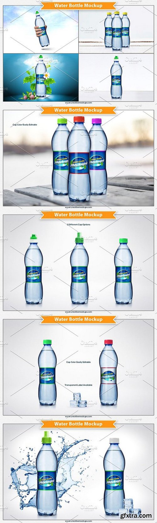 CM - Water Bottle Mockup 1279703